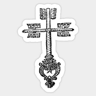 medieval key Sticker